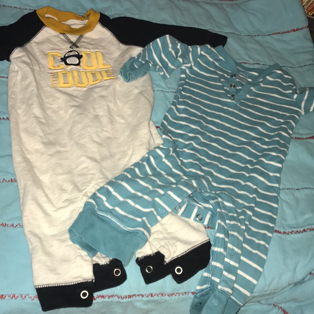 Two baby rompers
